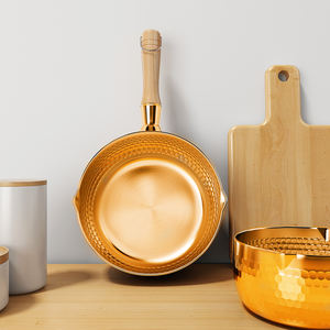 <span class=keywords><strong>Petit</strong></span> pot à soupe moderne à trois couches en acier inoxydable 304 pour nouilles instantanées lait et neige - Product Image 3