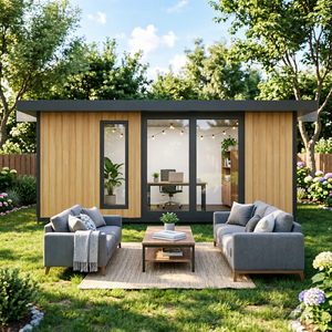 Chambre d'hôtes préfabriquée, cabane de jardin isolée, espace de réception confortable, utilisable en différentes saisons - Product Image 6