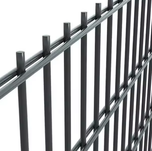 Clôture en treillis métallique double 868 <span class=keywords><strong>2D</strong></span> pour jardin, cour, pelouse, balcons, piscine, plantes, longueur 50m, entretien réduit, métal pressé - Product Image 2