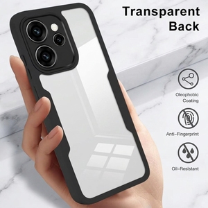 Capa Protetora Transparente 360 Graus para Telefone com Protetor de Tela Integrado Anti-queda Compatível com A6X <span class=keywords><strong>OPPO</strong></span> Reno15 - Product Image 2