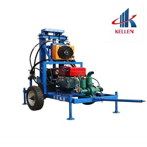 เครื่องเจาะบ่อน้ำแบบพกพา KELLEN พร้อมเครื่องยนต์ดีเซล 22 แรงม้า ความลึกสูงสุด 200 เมตร ชิ้นส่วนหลักของมอเตอร์ รับประกัน 1 ปี - Product Image 6
