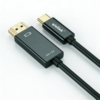 Cable USB C a HDMI Qiulink 4K Ultra HD de 1.8M 6FT QL-CH510, Adaptador Tipo C a HDTV para MacBook Pro, Air, iPad, Samsung, Laptop, Monitor