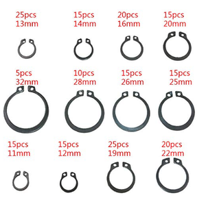 VIKTEC — Circlip de retenue pour bague de retenue intérieure et extérieure, assortiment de 300 pièces, acier inoxydable - Product Image 2
