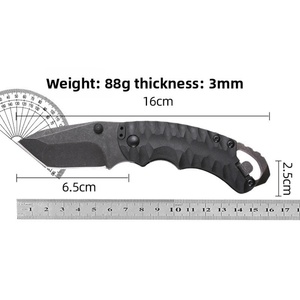 มีดพับเหล็กกล้าไร้สนิมความแข็งสูง FB166 สำหรับตั้งแคมป์กลางแจ้ง ตกปลา พกพาสะดวก มีดพกพา EDC แบบยุทธวิธี OEM - Product Image 6