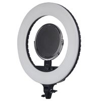 Anneau lumineux LED LF-R480C de 18 pouces, éclairage photographique, 3200-5800K, lampe annulaire de 48W, trépied et miroir pour téléphone, appareil photo, vidéo