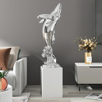 Nouvelle Décoration de Salon Baleine Grande Décoration de Porche de Salon Décoration Sable Cadeau de Déménagement Nouvelle Maison Ouverture Vente en Gros