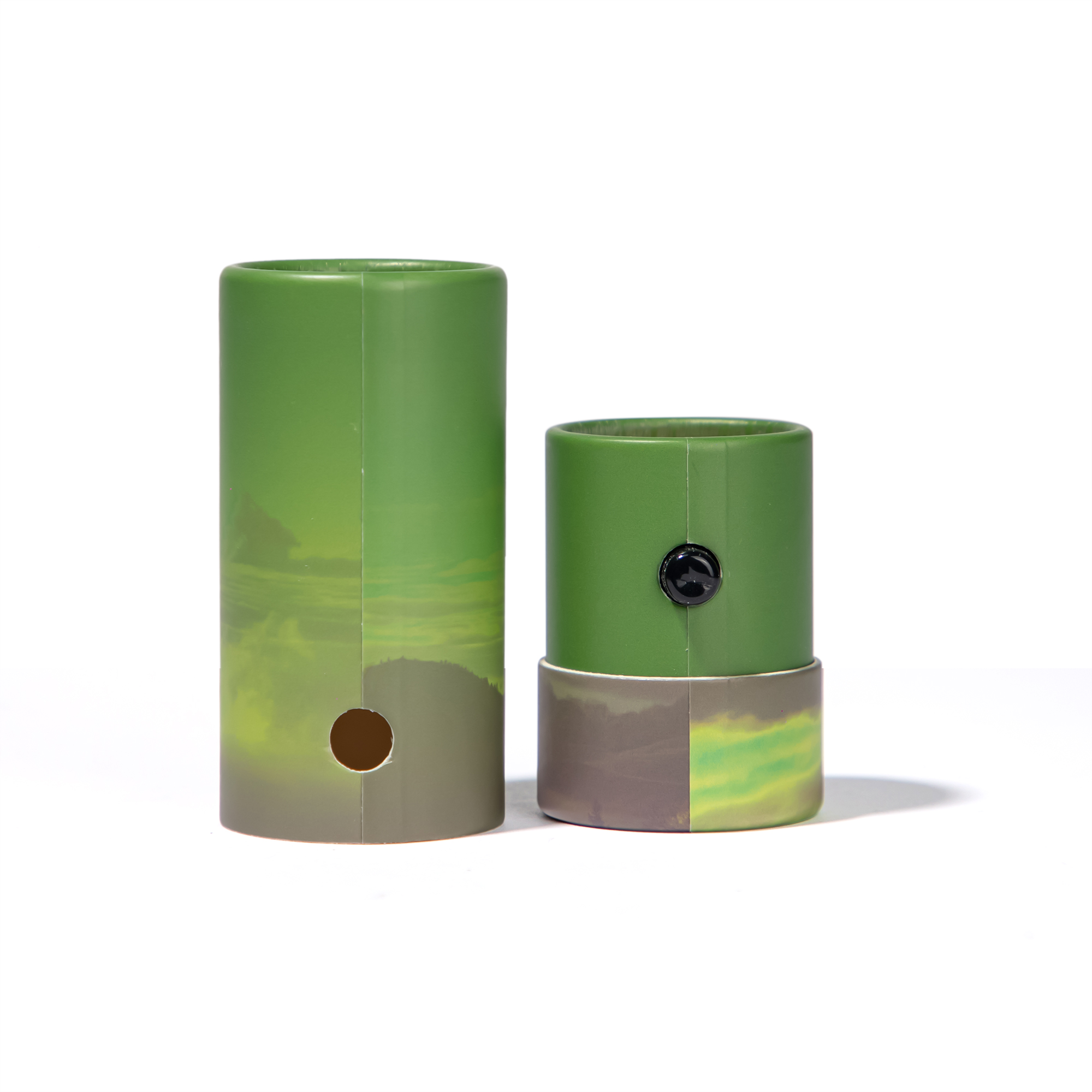 Cylinder Corrugated Paper Tube Pantone Printing Childproof Matte Lamination