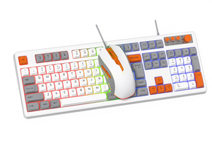 <span class=keywords><strong>Clavier</strong></span> de jeu mécanique filaire USB 104 touches <span class=keywords><strong>avec</strong></span> rétroéclairage 7 couleurs, anti-ghosting, Plug & Play, logo personnalisé, <span class=keywords><strong>compatible</strong></span> PC/<span class=keywords><strong>PS4</strong></span> - Product Image 3