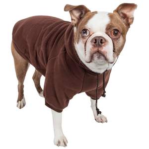 DB Fashion luxe classique en peluche coton sweat à capuche pour animaux de compagnie XS-XL pull pour automne hiver échantillon gratuit accessoire de manteau pour animaux de compagnie - Product Image 2