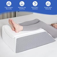Après la chirurgie Mousse à mémoire de forme Jambe réglable Élévation du genou Coussin surélevé pour le bas du dos Sciatique Genou Hanche Chevilles Soulagement de la douleur