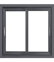 Ventanas Corredizas de Aluminio con Prevención de Insectos, Apertura Simple o Doble, Función de Iluminación Destacada