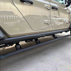 ECOCALO EC-SS-JEGL20 Pedane Laterali Elettriche Automatiche in Lega di Alluminio per Fuoristrada 4x4 con Luce Blu Lampeggiante - Product Image 1