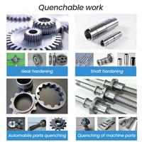 Machine de trempe par induction UHF CNC verticale HCX pour arbres, engrenages, pignons et crémaillères