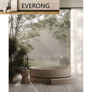 <span class=keywords><strong>Vasca</strong></span> <span class=keywords><strong>da</strong></span> <span class=keywords><strong>Bagno</strong></span> Rotonda in Travertino Stile Europeo Vintage per Grandi Hotel, Appartamenti <span class=keywords><strong>e</strong></span> Ville - Product Image 2
