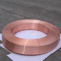 Grande fourniture de produits en cuivre 3/8 AC paire de tuyaux en cuivre bobines Tubes en cuivre dans des bobines pour climatiseur à vendre