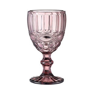 Verres <span class=keywords><strong>à</strong></span> vin gobelet bleus rétro en <span class=keywords><strong>verre</strong></span> épais de style bohème vintage, verres <span class=keywords><strong>à</strong></span> <span class=keywords><strong>eau</strong></span> pressés avec motif coloré en spray - Product Image 6
