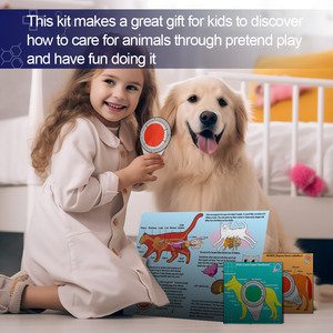 Ensemble vétérinaire de jeu scientifique avec chiot Examiner et traiter Ensemble vétérinaire de jeu Ensemble de 6 pièces comprenant un <span class=keywords><strong>kit</strong></span> vétérinaire pour chiot patient <span class=keywords><strong>Jouet</strong></span> scientifique - Product Image 4