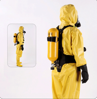 Équipement de pompier Appareil respiratoire à cylindre en acier de qualité fiable SCBA pour catastrophe d'incendie