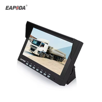 12V 24V 7 pulgadas coche LCD Monitor ScreenAHD entrada entrenador camión autobús retrovisor coche Monitor