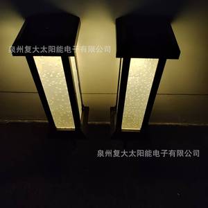 Solar Garden <b>Light</b> Led Acrylic <b>Post</b> Lamp Water Resistant Outdoor Yard Decor - Product Image 4