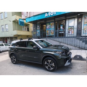 Barras Transversales de Techo de Aluminio para Citroën C3 Aircross 2024-2026, Portaequipajes Negro Plateado - Product Image 6