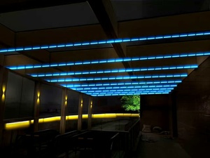 Striscia <span class=keywords><strong>LED</strong></span> COB Dimmerabile Blu Ghiaccio 5mm 400LED/m 12V Ra90 IP20 - Product Image 6