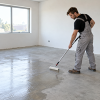 Apprêt pour sols de rénovation domestique, forte adhérence, séchage rapide, inodore, faible teneur en COV, résistant à l'humidité, sans joint, OEM, vente en gros, fourniture personnalisée