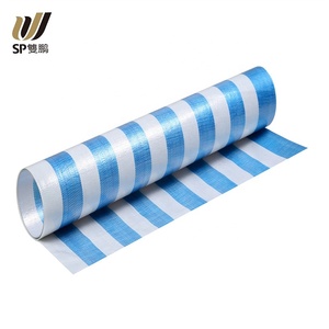 2024 nouveauté PP Stripe bâche étanche <span class=keywords><strong>Protection</strong></span> solaire PE plastique tissé bâche - Product Image 1