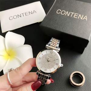 Relojes de pulsera de aleación para mujer, de lujo, resistentes al agua, personalizados de fábrica, de gran venta, con movimiento de cuarzo japonés. - Product Image 5
