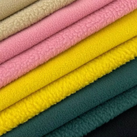 Tissu polaire Sherpa populaire 2026 pour l'automne et l'hiver, imitation laine d'agneau, tissu recyclé en peluche pour veste et vêtement