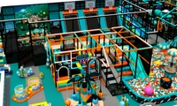 Aire de jeux professionnelle pour enfants, équipement de trampoline populaire unisexe pour enfants, équipement de jeux souples, aires de jeux intérieures pour enfants