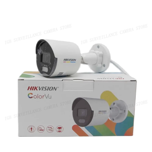 Caméra réseau bullet fixe Hik DS-2CD1047G2-L(UF) 4 MP ColorVu MD 2.0, vision nocturne couleur intégrale, microphone intégré, audio bidirectionnel - Product Image 1