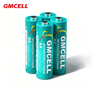 Baterai Lithium Isi Ulang OEM GMCELL AA untuk Mainan 1.5V 3000mWh 1000 Siklus -20-60 Kartu Warna Blister - Product Image 1