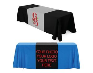 Thăng hoa khoảng trống Polyester tùy chỉnh bảng Runner linen vải với logo kinh doanh cá nhân Khăn trải bàn cho các sự kiện đám cưới - Product Image 2