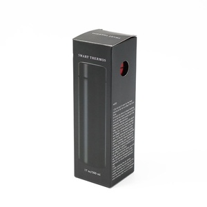 Biodegradable Custom Patterns Soy Ink Printing Vacuum <b>Bottle</b> Packaging Boxes Square Paper <b>Box</b> Self Erecting Boxes - Product Image 1