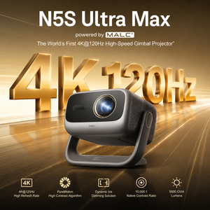 Proyector Láser Triple C5 UltraMax 4K, Proyector de Cine en Casa Inteligente, Dolby Vision, IMAX Enhanced, Zoom Óptico, 240Hz para Juegos - Product Image 1