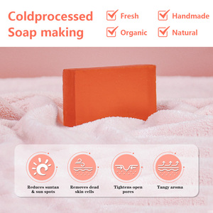 Logotipo personalizado Tomate natural <span class=keywords><strong>Glicerina</strong></span> Base de jabón Cuidado DE LA PIEL Hidratante corporal Hecho a mano Etiqueta privada Tomate Jabón Bar - Product Image 5