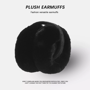 Новые зимние наушники для женщин, милые плюшевые грелки для ушей, защита от мороза и холода, складные наушники-чехлы - Product Image 4