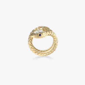 <span class=keywords><strong>Anello</strong></span> Trendy in <span class=keywords><strong>Argento</strong></span> Sterling <span class=keywords><strong>925</strong></span> con Diamante Marquise, Placcato Oro 14k, Design a <span class=keywords><strong>Serpente</strong></span> Avvolgente a Tre Giri, Impermeabile - Product Image 6