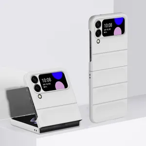 피부 느낌 매직 쉴드 충격 방지 전화 케이스 삼성 갤럭시 Z Flip4 휴대 전화 케이스 가방