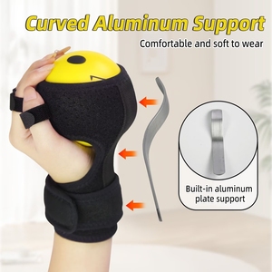 Shawphy Unisex Sınıf I Terapi Topu Parmak Eklemi Ortezi Avuç İçi Kırığı Ameliyat Sonrası Rehabilitasyon Fiksatörü El Çıkığı - Product Image 4