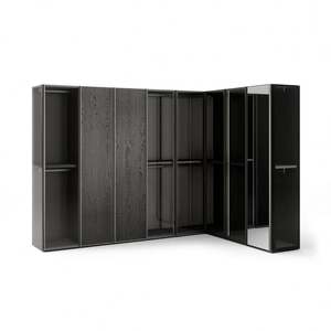 Armoire Balom avec portes coulissantes intégrées, armoire de chambre à coucher - Product Image 6