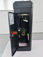 Barrière de circulation intérieure/extérieure à bras droit de 3 m avec moteur servo en alliage d'aluminium, fournie directement par l'usine