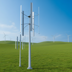 Generador Eólico de Eje Vertical, Sistema Híbrido Eólico Solar de 30kw, Energía Eólica de 50kw - Product Image 1