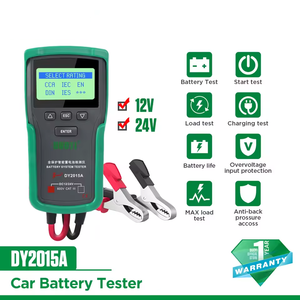 DUOYI DY2015A Digitales Wechselstrom-Batterie werkzeug mit automatischer Belastung 12V 24V Autobatterie <span class=keywords><strong>tester</strong></span> für Blei-Säure-Batterien vom Typ Kfz-Start - Product Image 2