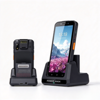 Pemindai Barcode 2D QR Android PDA Tangguh dengan NFC 4G untuk Inventaris Gudang, Inspeksi Peralatan Ekspres, dan Lini Produksi
