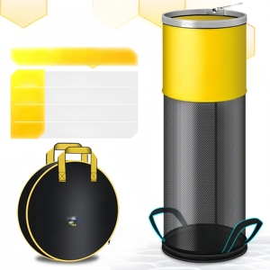 CZFIT Kit <span class=keywords><strong>de</strong></span> <span class=keywords><strong>pêche</strong></span> tout-en-un économique <span class=keywords><strong>avec</strong></span> leurres, sac banane pour matériel <span class=keywords><strong>de</strong></span> <span class=keywords><strong>pêche</strong></span>, chaise pliable, épuisette et porte-canne - Product Image 3