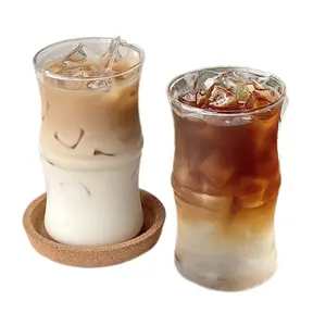 27-3-17 nhiệt độ cao thủy tinh chịu nước cup nhà hàng uống cup bong bóng Tea Cup Glass 16oz màu