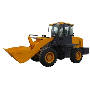 Wheel loader GEM636 3600kg ember besar mesin pertanian 4wd pemuat roda depan hidrolik untuk jalan