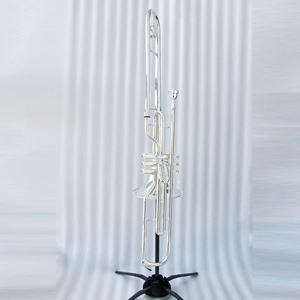 <span class=keywords><strong>Trombone</strong></span> à pistons en cuivre avec corps en laiton et valves en cupronickel, <span class=keywords><strong>instrument</strong></span> à <span class=keywords><strong>vent</strong></span>, avec étui, meilleur <span class=keywords><strong>trombone</strong></span> - Product Image 2